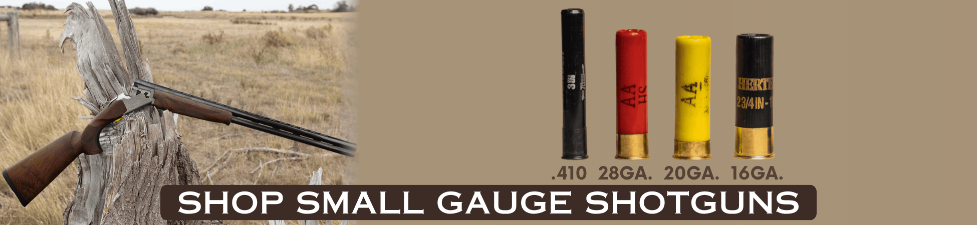 Small Shotguns Banner