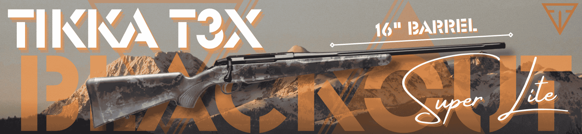 TIKKA T3X Blackout 16